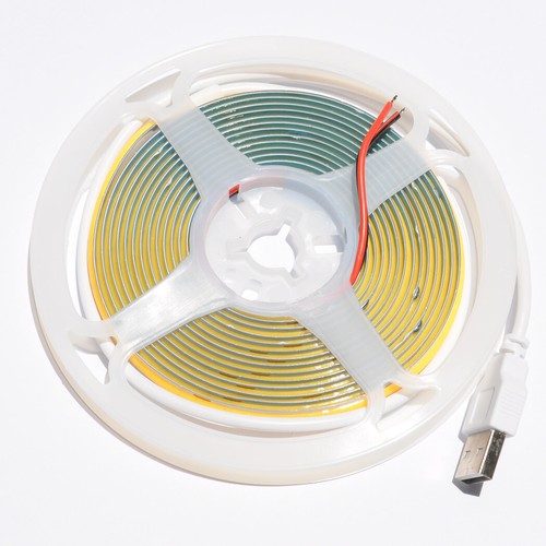 1M 2M 3M 4M 5M 5V USB COB Strip Light 3000K Warm White Dimmable 320COB/M CRI 90 - Picture 13 of 14
