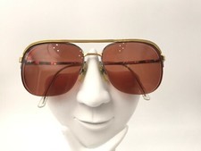 Vintage Maurice St-Michel 119 5156 Gold Metal Pilot Sunglasses FRAMES ONLY