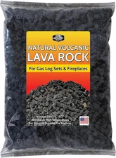 Midwest Hearth Natural Lava Rock Granules for Gas Log Sets and Fireplaces (5-Lb