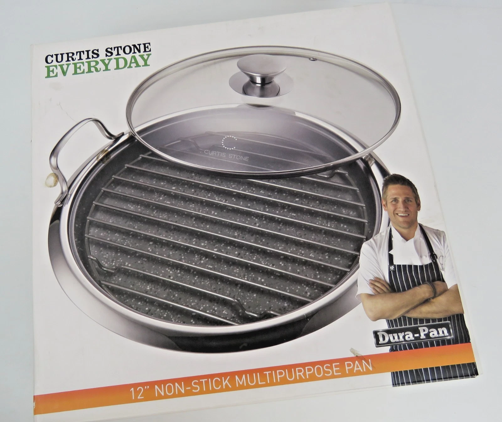 Curtis Stone Everyday 12" Dura-Pan Non-Stick Multipurpose NIB