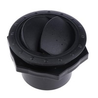 Schwarz Rv Marine Yacht Runde Air Vent Outlet Grill BelüFtung 70Mm X 45Mm