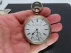 1895 Elgin 128 Pocket Watch, 11j 16s, Fahys Gold Filled OF, Runs/Repair