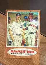 2025 Topps Shoebox Treasures - 1962 Topps Mickey Mantle, Willie Mays #100