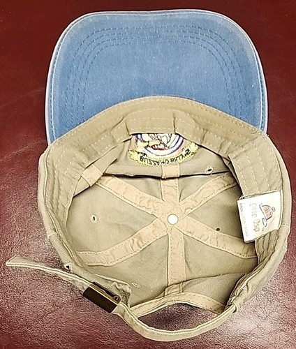 Gorra de béisbol Buzzard Billy's con logotipo bordado caqui/beige de mezclilla talla única - Imagen 6 de 8