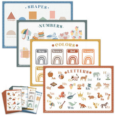 Disposable Placemats for Baby, 40 Pack Sticky Toddler Placemat for Restaurants,