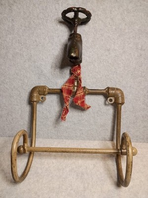 Spigot Toilet Paper Holder, Farmhouse Decor