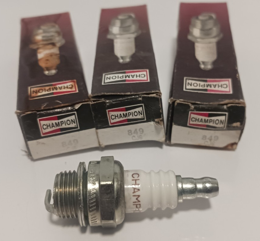 3X GENUINE CHAMPION COPPER PLUS SPARK PLUGS NOS 849 CJ6 FREE SHIPPING