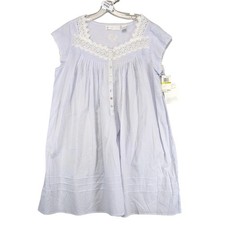 NWT Eileen West Purple Nightgown Womens M Cot...
