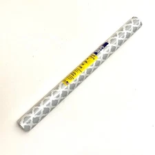 Talisman Gracie Gray White Vinyl Contact Paper Shelf Drawer Liner Peel Stick 9ft