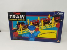 VINTAGE 1990s TOMY TRAIN SUSPENSION BRIDGE SET Thomas
