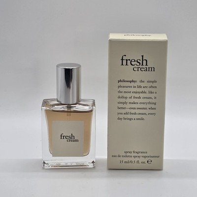 Philosophy Fresh Cream Spray Fragrance Eau De Toilette EDT Spray 0.5 oz New