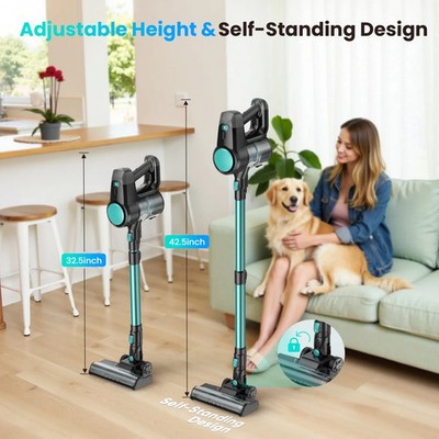 ''YOMA Cordless Vacuum, 6-in-1 Lightweight Stick & Handheld, 40min Runtime, Power