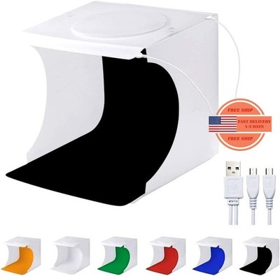Mini estudio fotográfico, caja de luz para fotografía súper brillante, caja luz