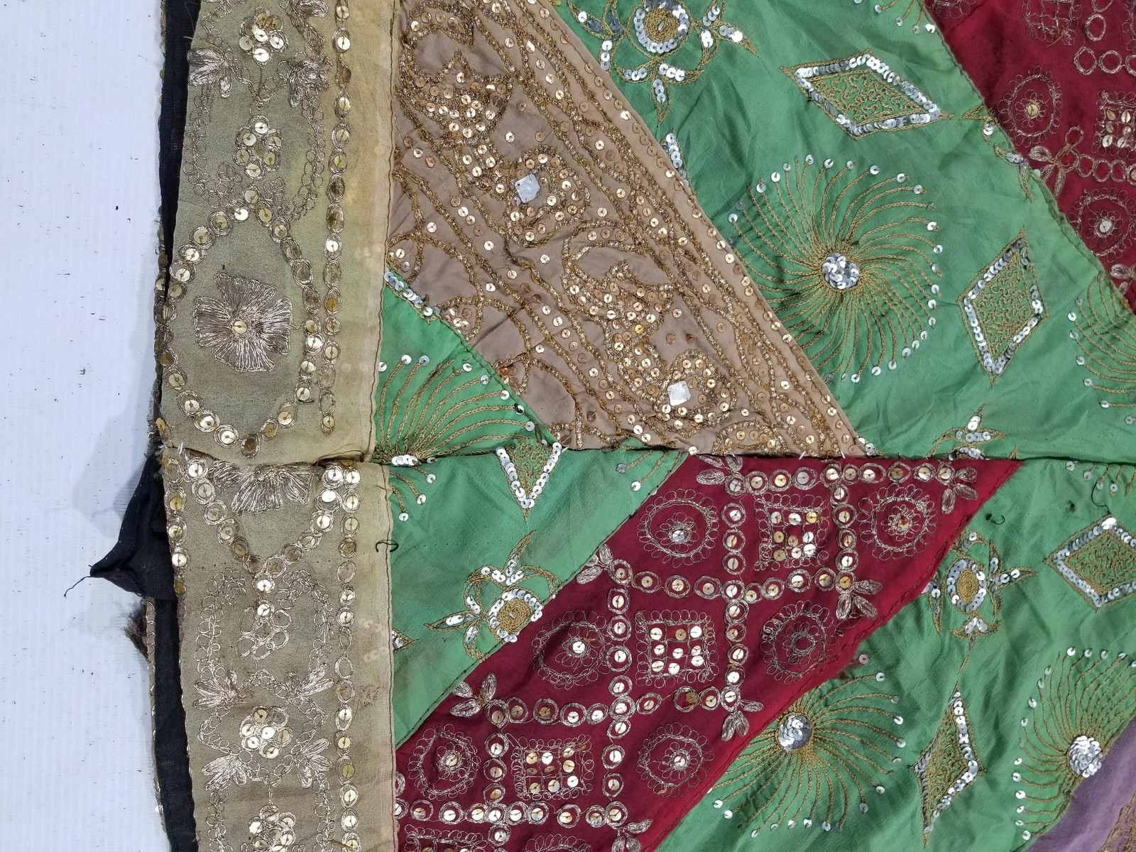 Antique Traditional Indian Patchwork Embroidered … - image 10
