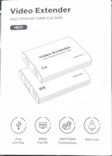 HDMI Extender Over Cat6 - 1080p 60Hz Video Extender 164ft - HE01 Professional HD