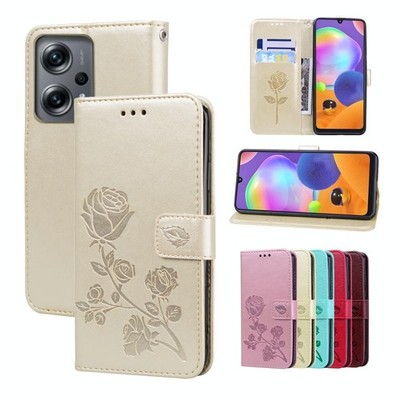 Für Xiaomi Redmi Note 11T Pro 5G Pink Relief PU Leder Case (Gold)