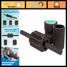 3-in-1 Muscle Roller - Customizable Deep Tissue Massager for Back  Legs, 500 lb