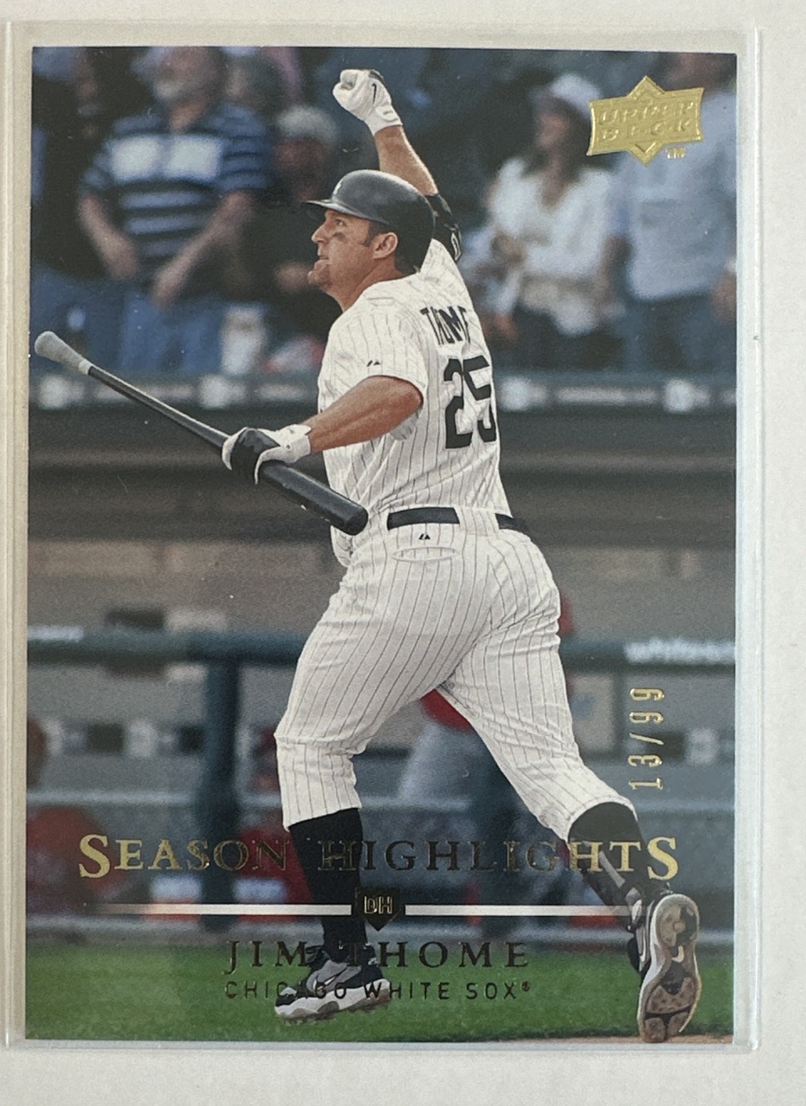 2008 Upper Deck - Season Highlights Jim Thome #391 Gold Foil /99