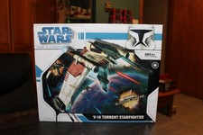 Hasbro Star Wars The Clone Wars V-19 Torrent Starfighter New In Box