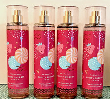 FRUITY SHERBET SCOOP FRAGRANCE MIST BODY SPRAYS 8 OZ BATH BODY WORKS RAINBOW X4