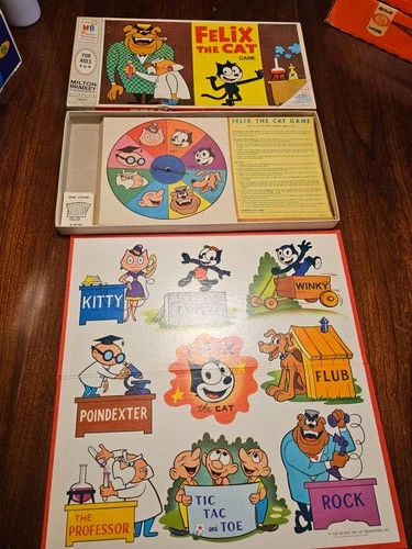 Vintage Felix the Cat Game Milton Bradley 1960 Please Read