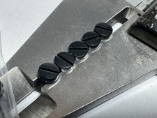 5x Rollei Camera Black Paint Trim Screws 2mm x 4.3mm x 4mm 01190.87.0 NOS Parts