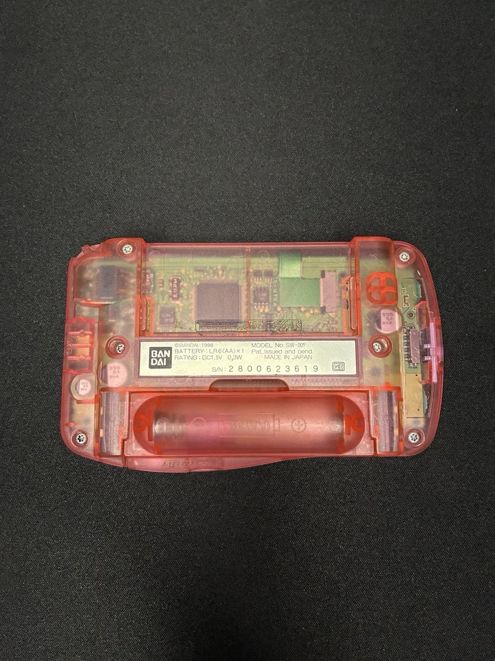 Bandai WonderSwan Handheld Console Pink Transparent - Image 2 of 2