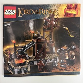 Lego The Orc Forge 9476 Lord of the Rings Hobbit Lotr 100% Complete Set Orthanc