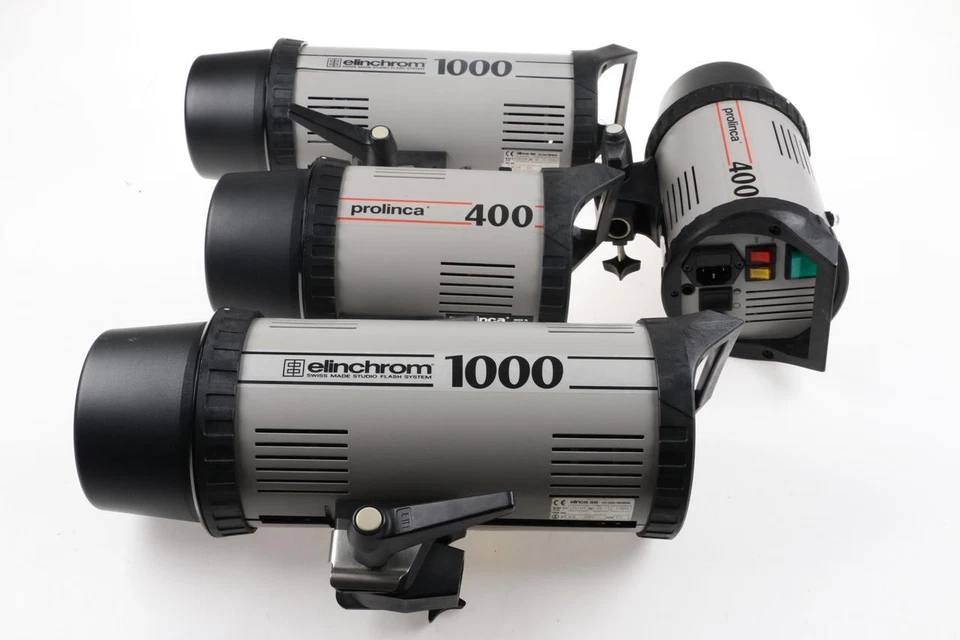 ELINCHROM Blitzanlage 2x 1000 und 2x Prolinca 400, Zubehör - Bild 3 von 4
