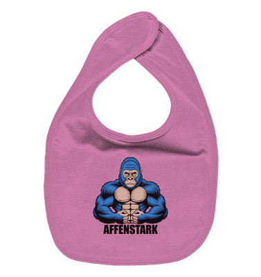 Affenstark - Baby-Lätzchen | Gorilla Fitness Gym lustige Sprüche Babies