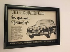 DAIMLER V8 2.5-1964 framed original advert