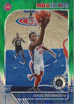 2019-20 Hoops Premium Stock Prizms Green Flash #212 Sekou Doumbouya /99 - BSK