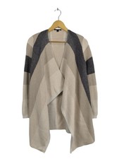 COMMA Cardigan Damen Jacke Gr. DE 40 creme-schwarz-wollweiß Casual-Look