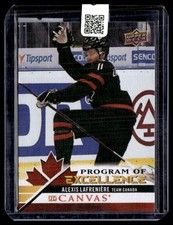 2021-22 Upper Deck program of excellence Alexis Lafreniere Auto New York Rangers