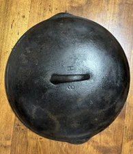 Vintage Birmingham Stove And Range Cast Iron Skillet Dutch Oven Lid Only #8 BSR