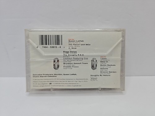 Roll Wit Tha Flava - Unedited (Cassette, 1993, Epic) Queen Latifah Sha-Kim - New - Picture 2 of 3