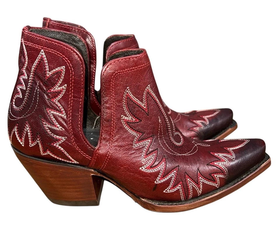 Ariat Mujer Dixon Western Boot 10027285 Sanfaria Rojo Talla 9 B Foto 4 de 4