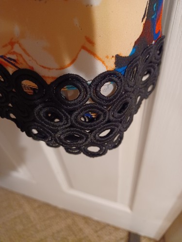 New Donna Ricco Fit & Flare Dress 20 W Multicolor Floral Stretchy Lace Trim XXL - Picture 8 of 8