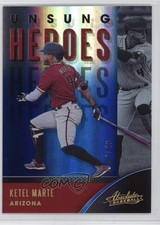 2021 Panini Absolute Unsung Heroes Spectrum Blue /149 Ketel Marte #UH-10 06wy