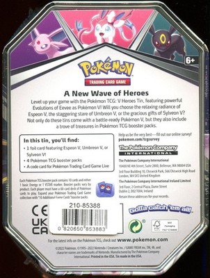 pokémon v heroes tin booster packs Pokemon: Ascended Heroes Mini Tin