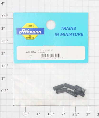 Acoplamiento de ranura hueca Athearn 90107 HO 1/2" (paquete de 6) | Condition: New