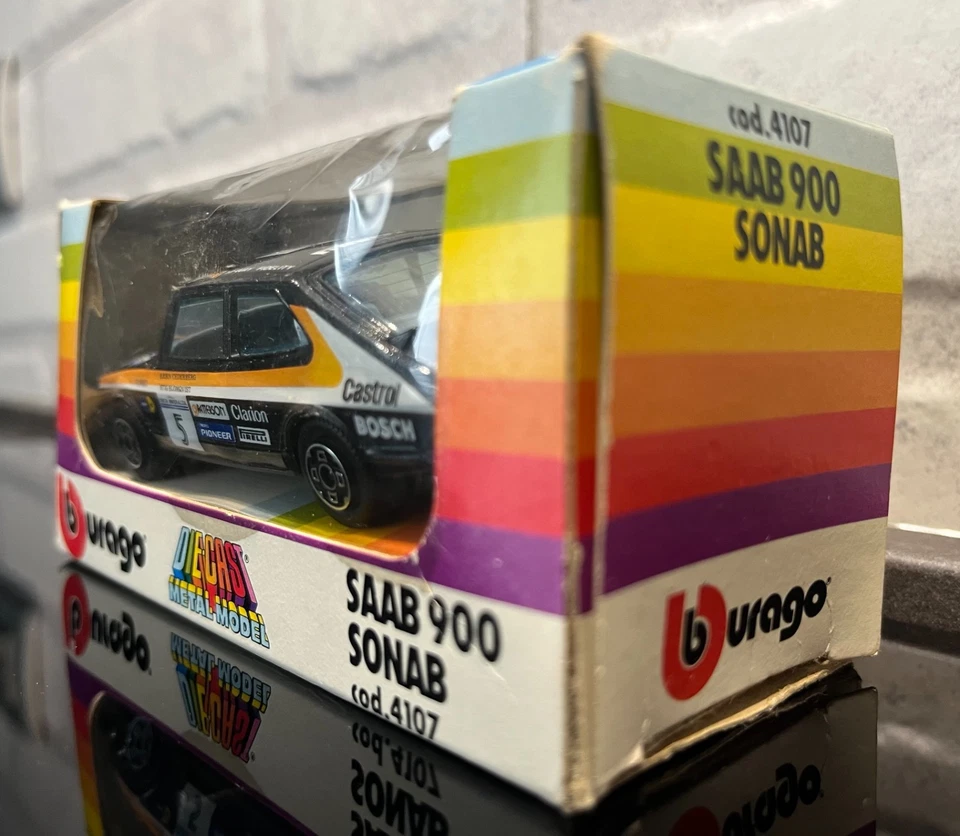 Burago Bburago 1/43 Saab 900 Sonab NO 1/24 - Immagine 4 di 4