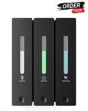 Shampoo and Conditioner Dispenser - Wall-Mounted 3-Chamber Shower Soap Dispenser