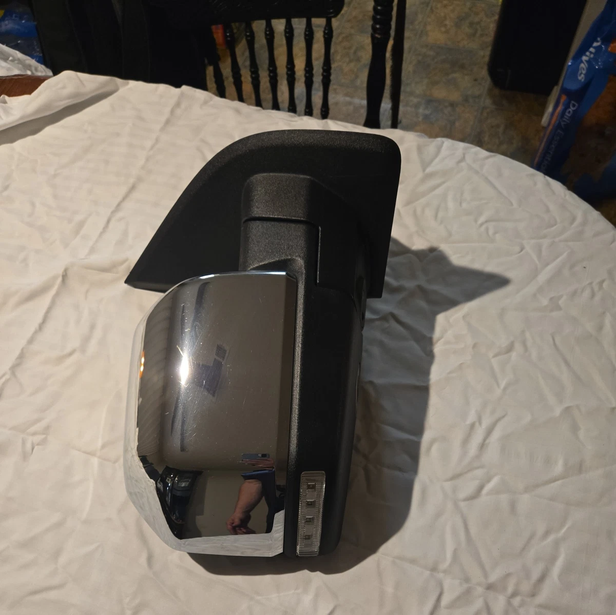 Pair Of Textured Black Power Side View Mirrors For Ford F150 & F250 (1998-2002)