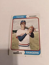 JIM MERRITT 1974 TOPPS #318 FREE SHIPPING 