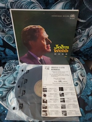 JOHN WEBB BASS VYNLE LP RECORD  Tested Christian Music.