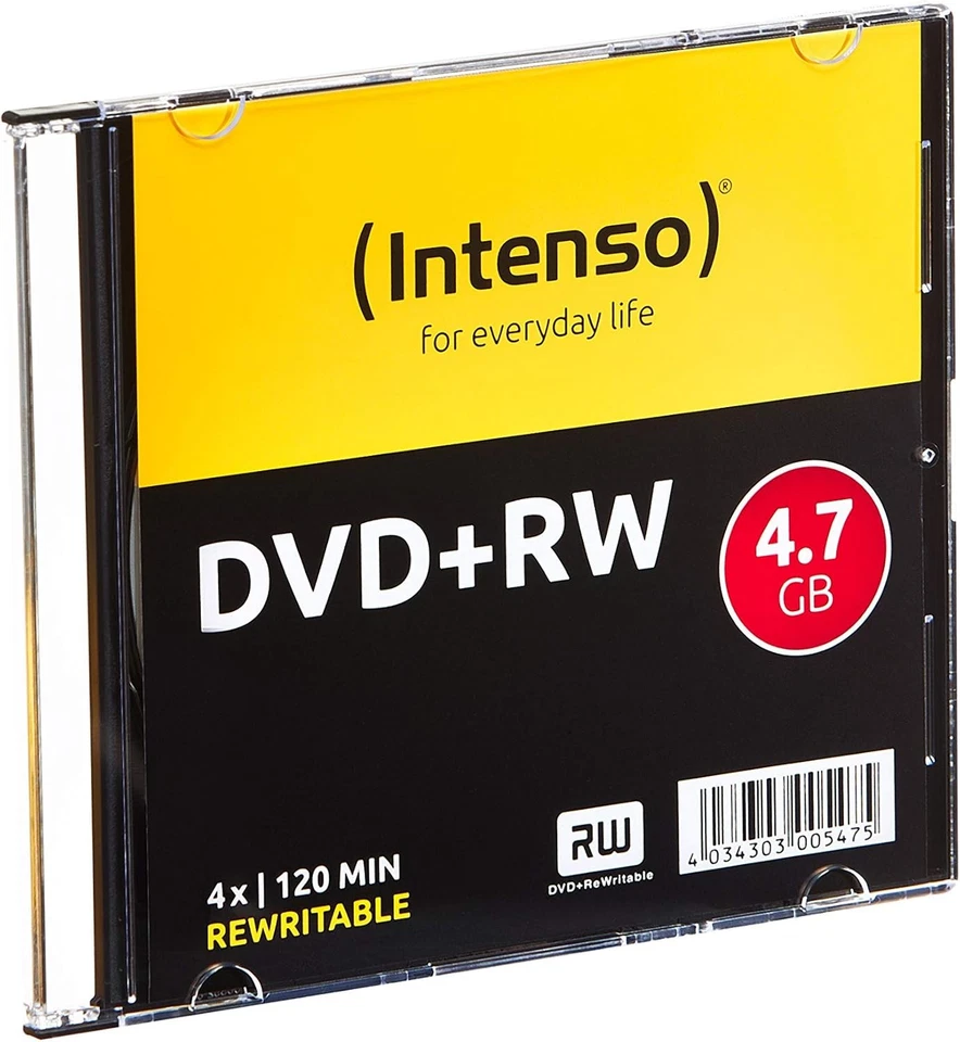 Intenso 4211632 DVD + RW 4x Spindle (Speed 4,7GB 10er Spindel) - Image 2 of 2