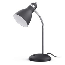 Metal Desk Lamp Eye-Caring Table Study Lamps with Flexible Goose Neck
