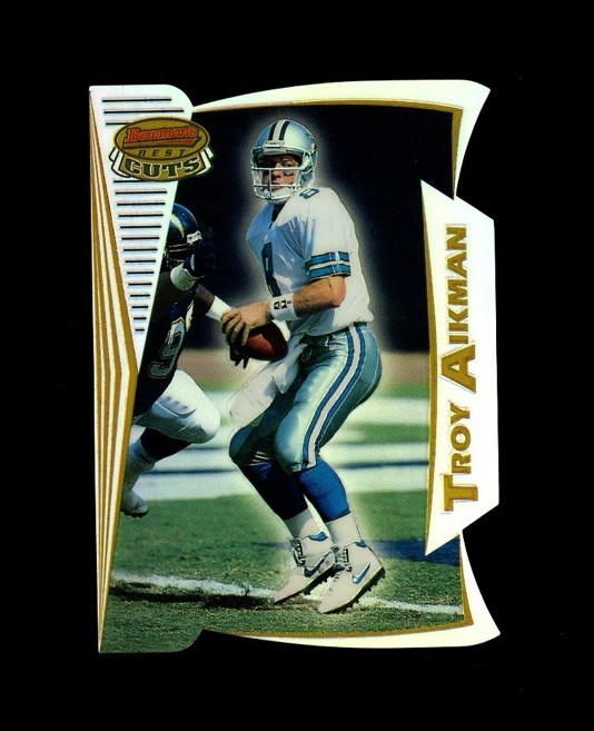 1996 Bowmans Best Cuts REFRACTOR SP TROY AIKMAN! Dallas Cowboys 