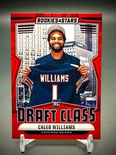 2024 Panini Rookies & Stars Caleb Williams Draft Class RC Red Longevity
